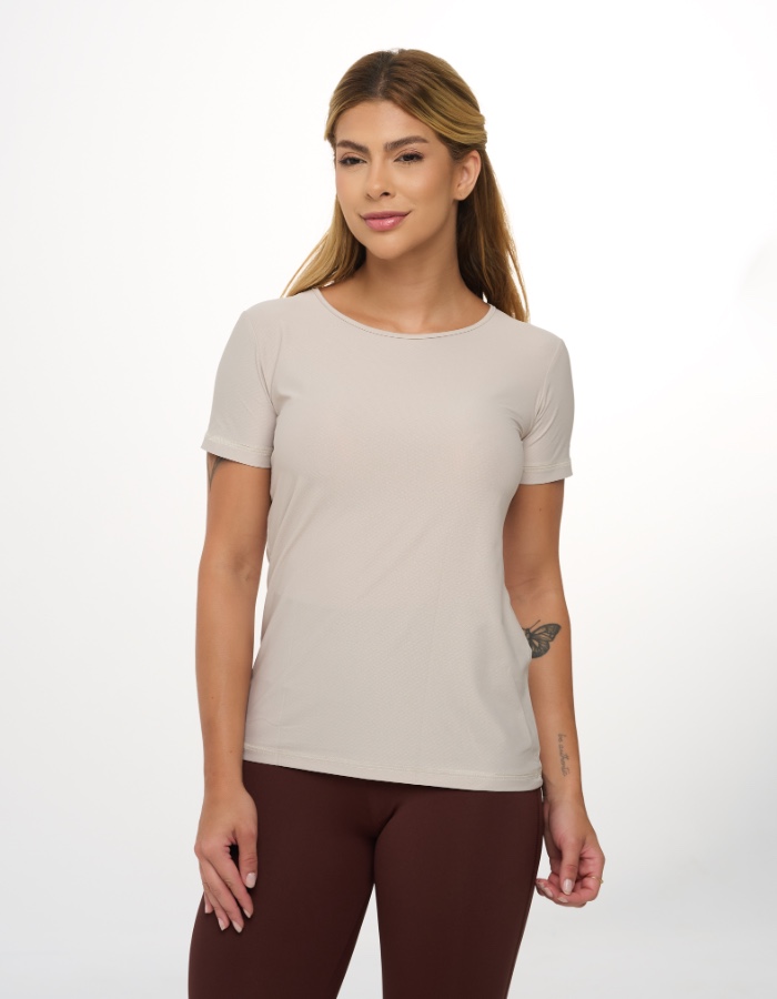 Blusa fitness com manga 
