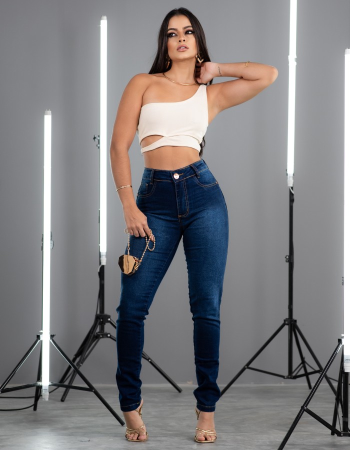 CALÇA SKINNY FEMININA