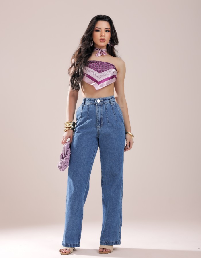 WIDE LEG DET PINÇA