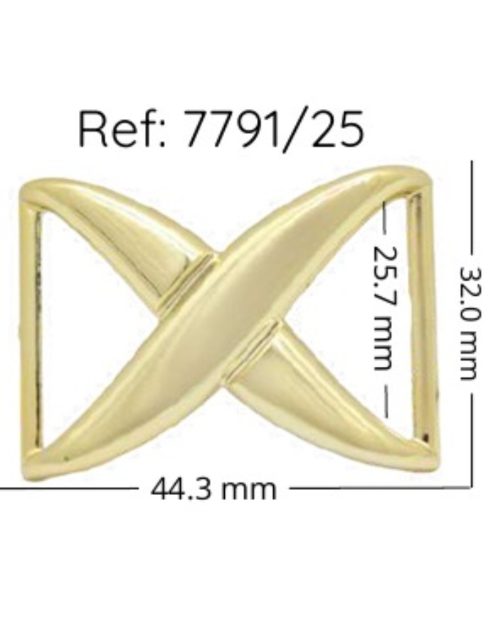 ACESSORIO 7791 DOURADO UND