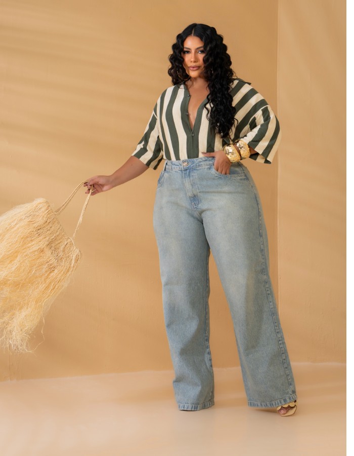 CALÇA PLUS 100% 