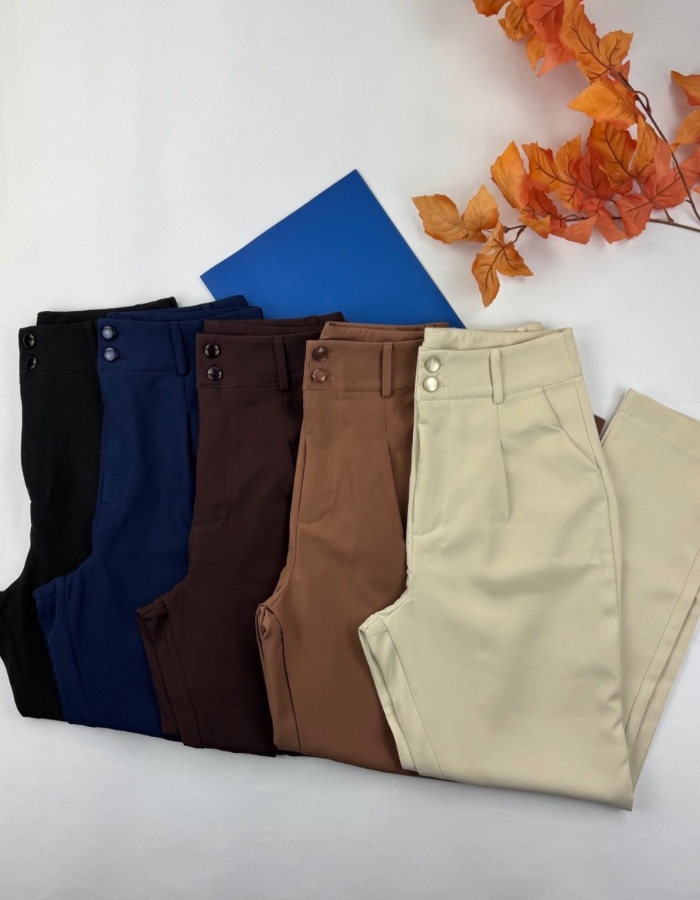 CALÇA FEM RETA