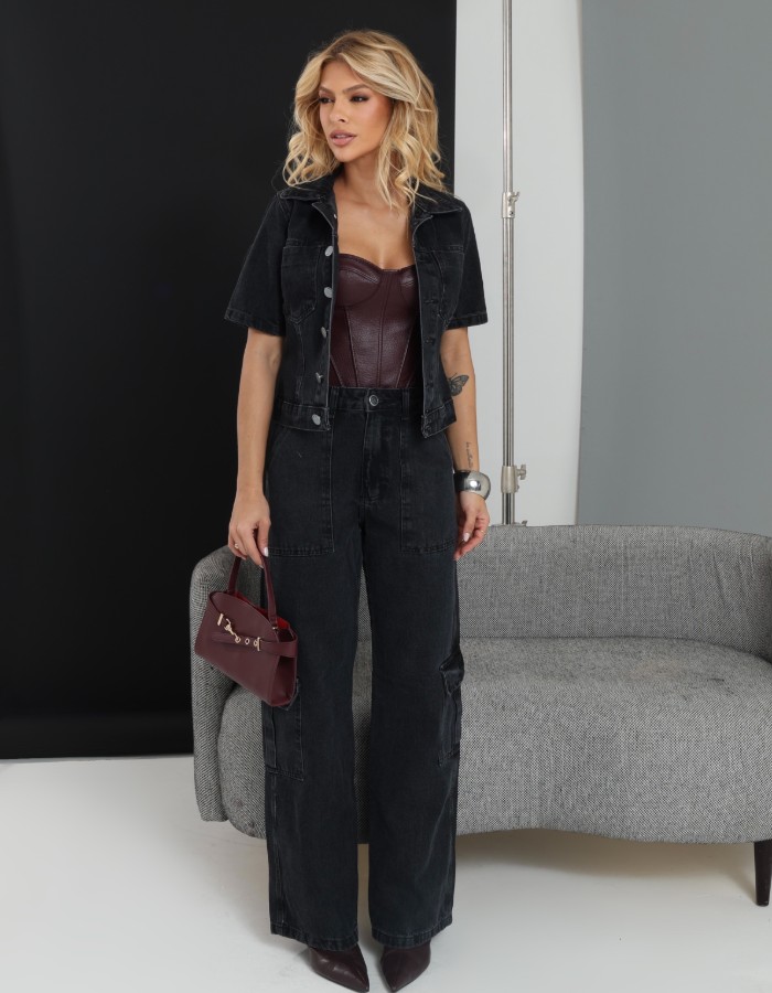 CALÇA SLIM 100%