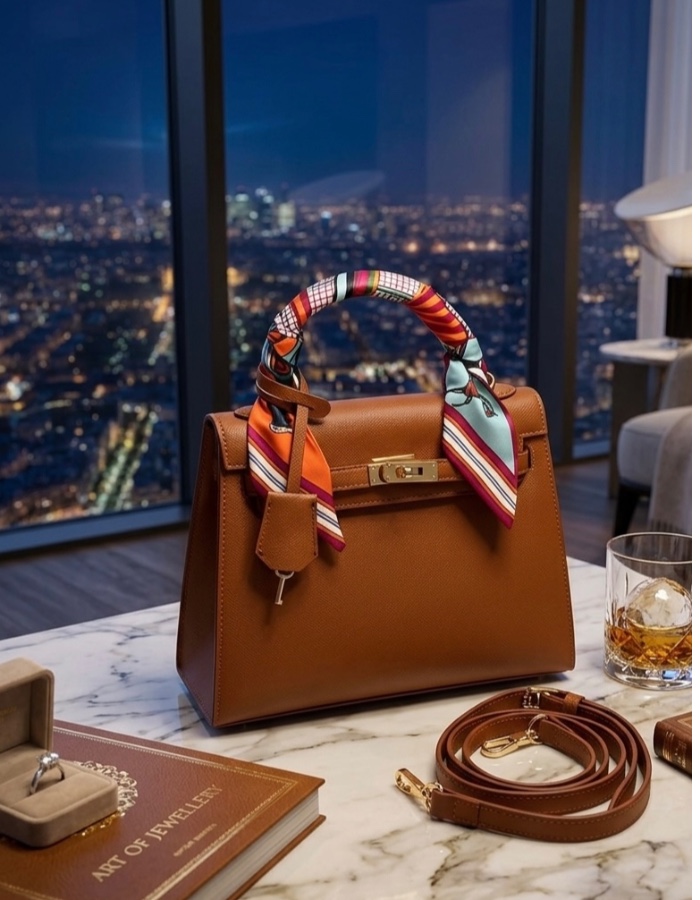 Hermès Celine Dion Premium Importada com Lenço de Seda