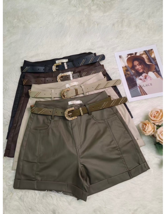 Short Resinado c/Cinto 