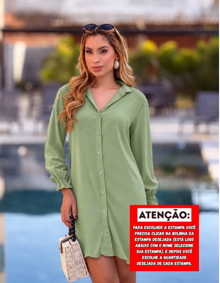 VESTIDO REF:005 - ESCOLHA SUA ESTAMPA