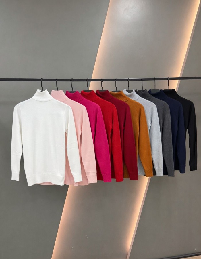 BLUSA TRICOT GOLA ALTA 