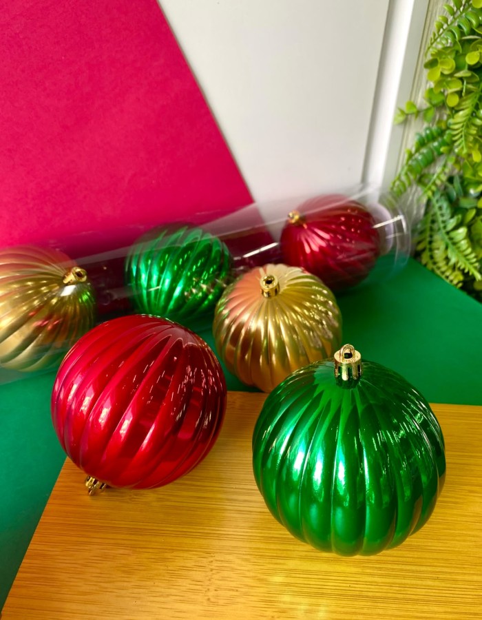 BOLA DE NATAL C/6