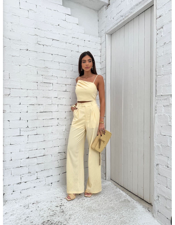 CROPPED+ CALÇA PANTALONA