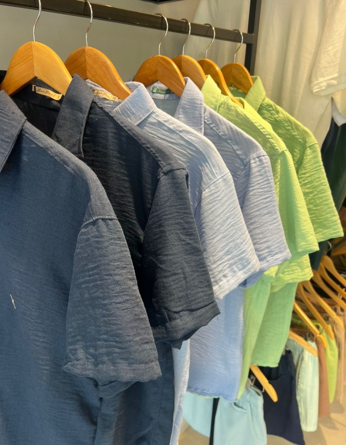 Camisa linho paris 