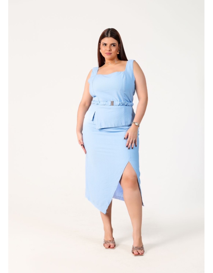 Vestido Plus Clara
