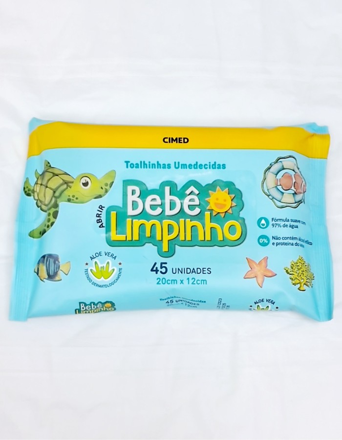 TOALHAS UMIDECIDAS BEBE LIMPINHO