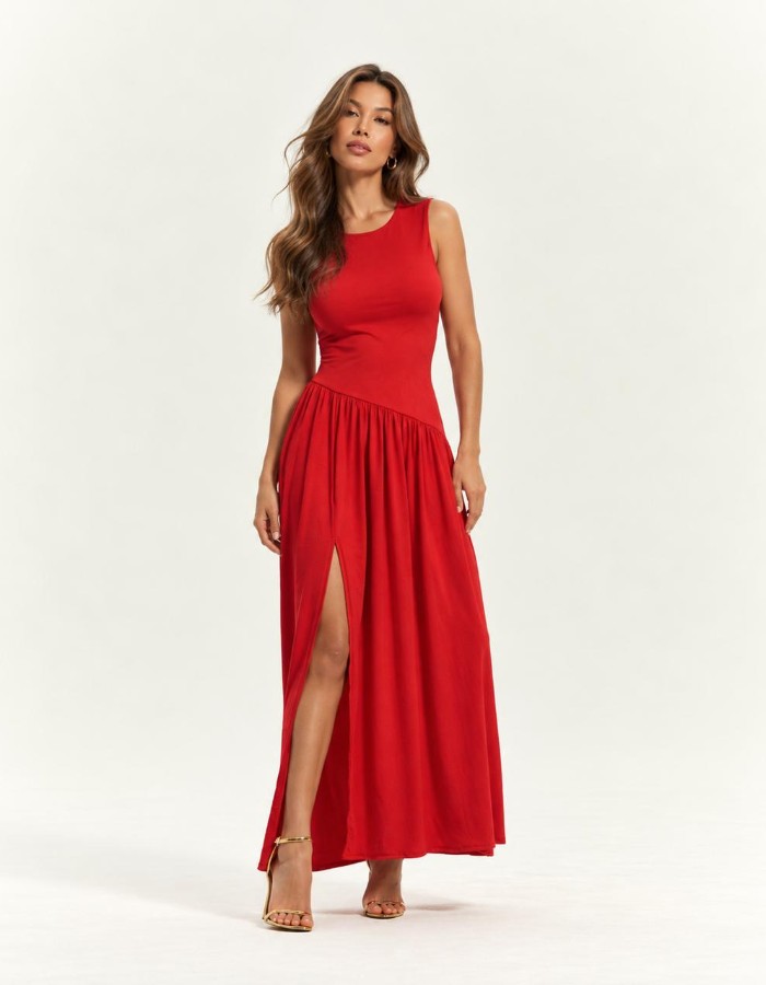 VESTIDO LONGO REGATA DUPLO
