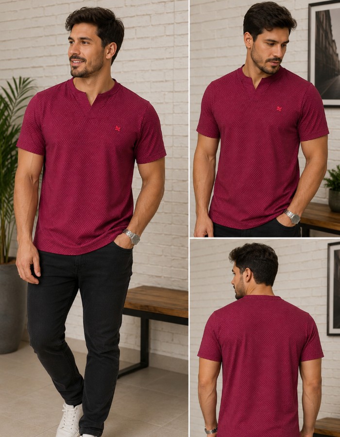CAMISA DECOTE V PETIT POÁ 