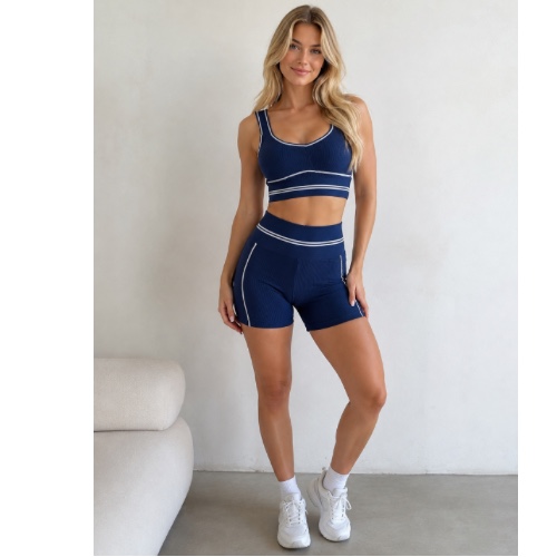 Conjunto de Short Canelado Premium  
