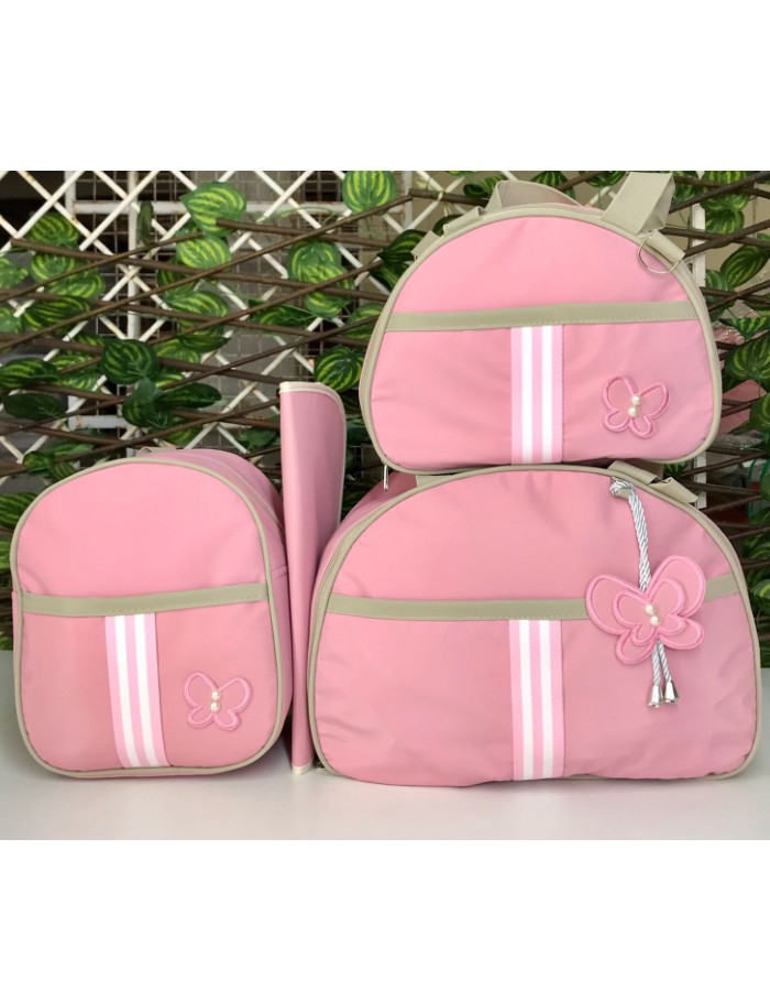 CONJUNTO BOLSA 04 PEÇAS BICHOS 