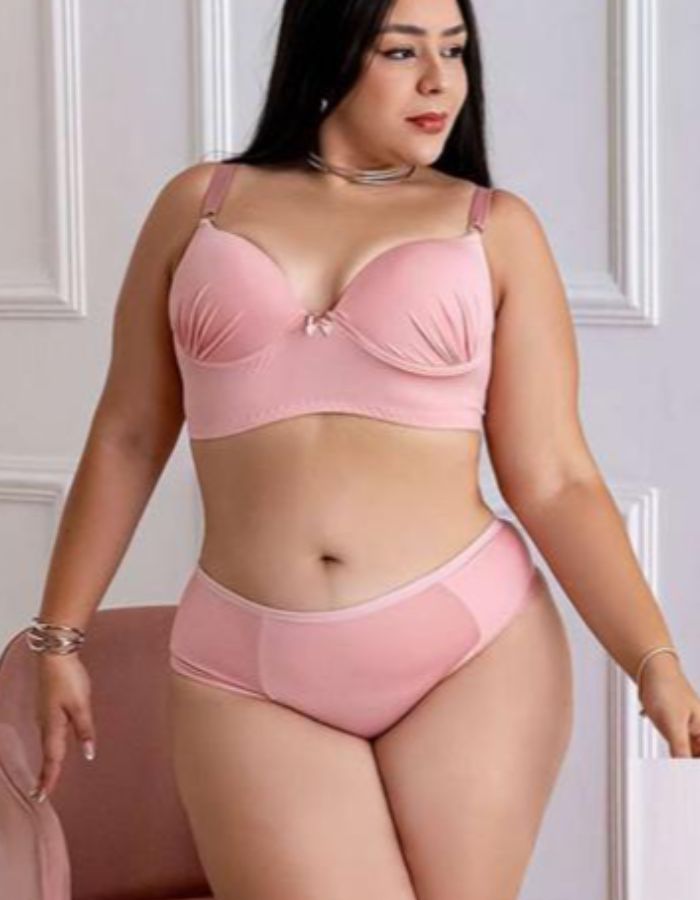 Conjunto Plus Size calcinha travetada REF: 41