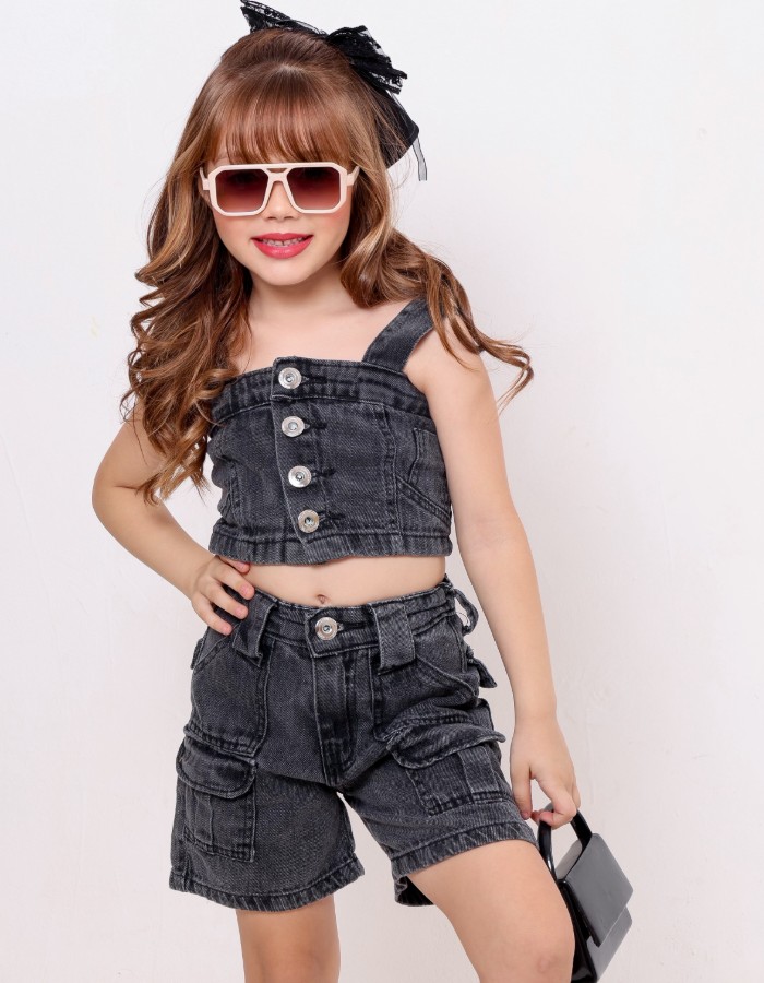 BERMUDA BLACK INFANTIL