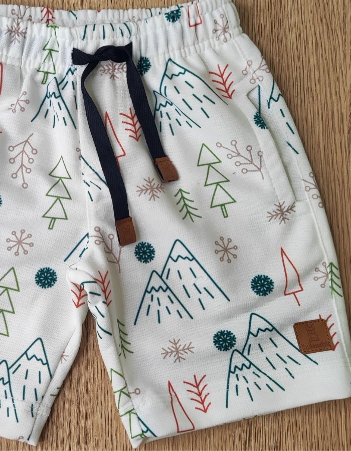 SHORT MOLETOM ESTAMPADO