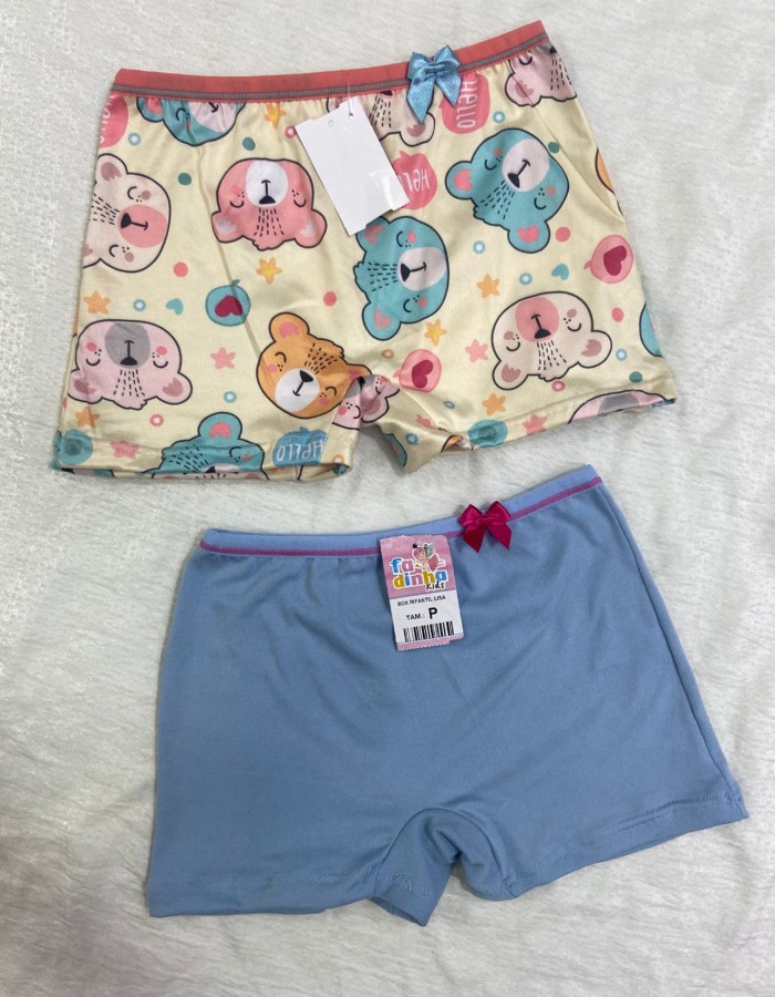 CALCINHA BOX INFANTIL 