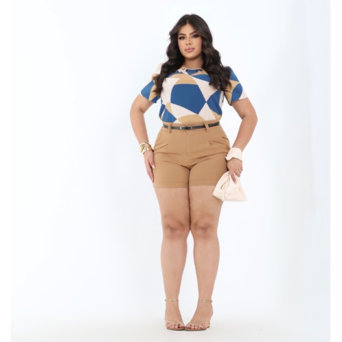 SHORT PLUS ALFAIATARIA 