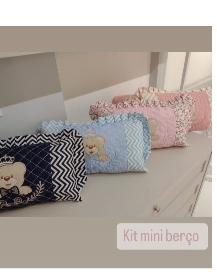 KIT STAR MINI BERÇO URSO 8 PEÇAS