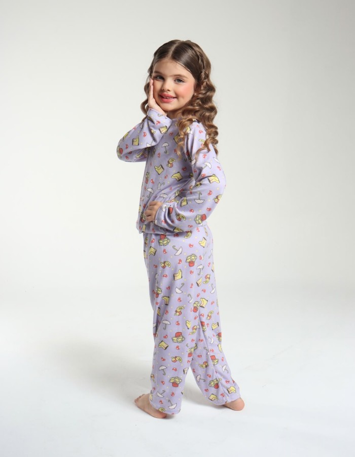 PIJAMA INFANTIL CALÇA E MANGA LONGA 
