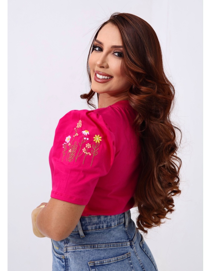Produto t-shirt-ref-153-m-girassol-manga-princesa-v 0