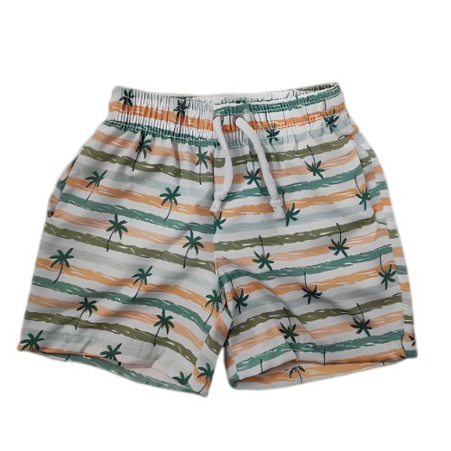 SHORT DE TACTEL INFANTIL FLORAL MASCULINO