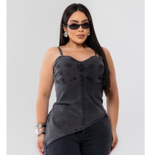 CORSET JADE BLACK VINTAGE PLUS