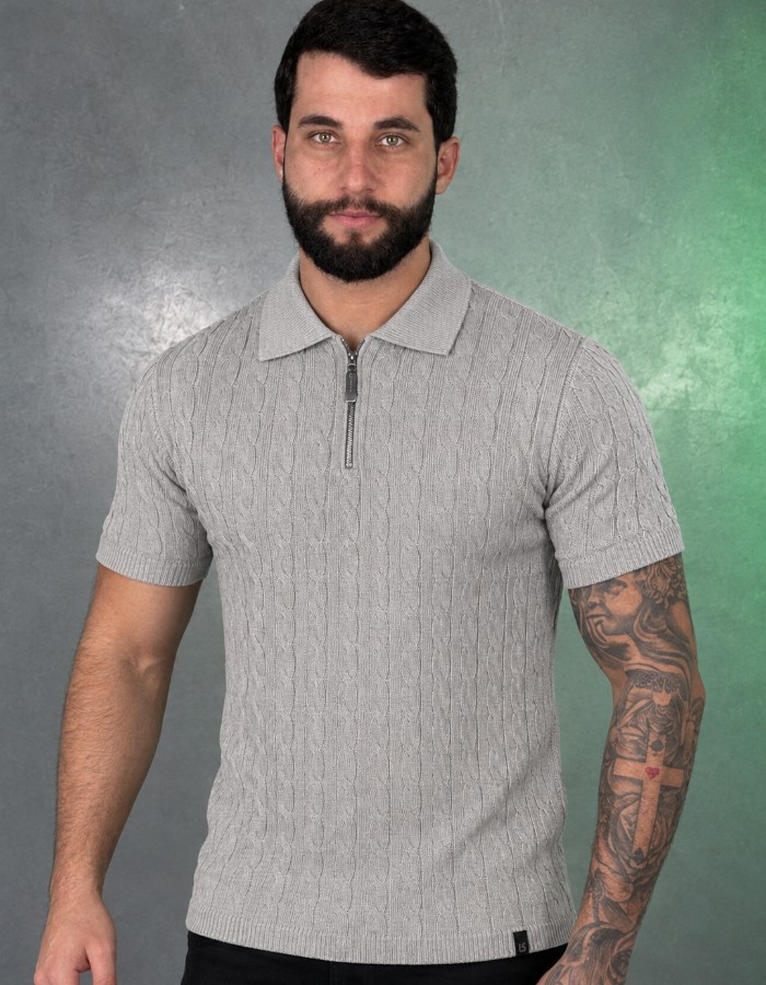 Polo Importada Zíper