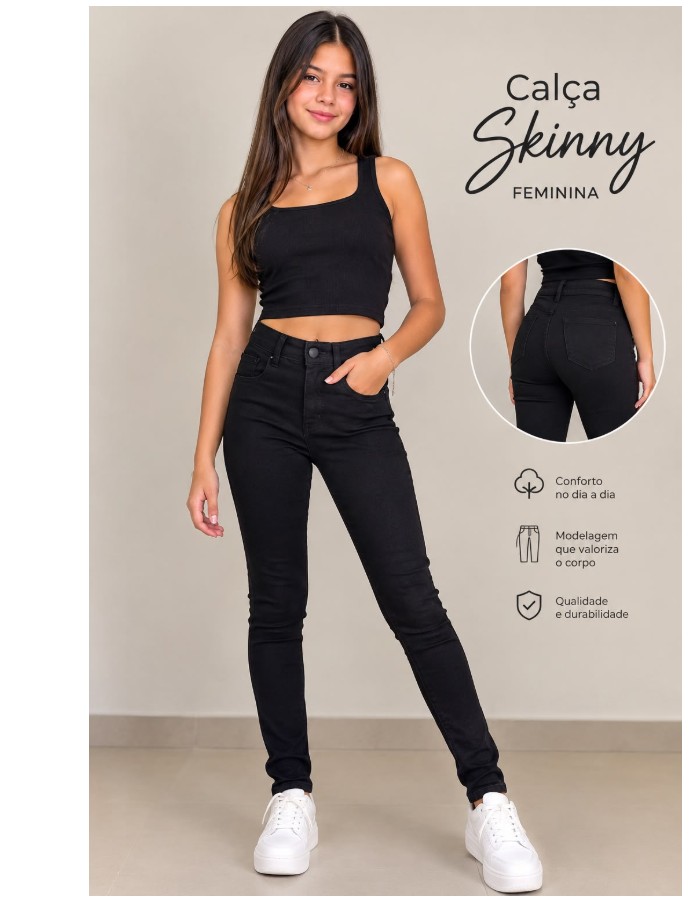Calça Skinny infantil 