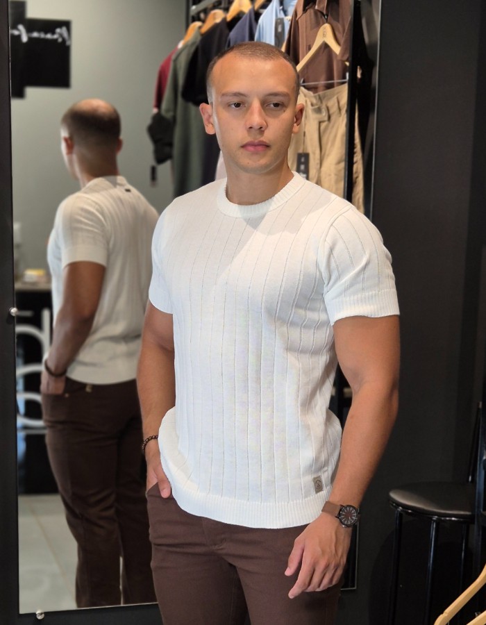 CAMISA TRICOT VERT.