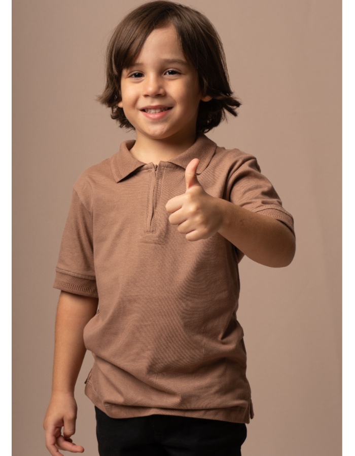 POLO ZÍPER INFANTIL