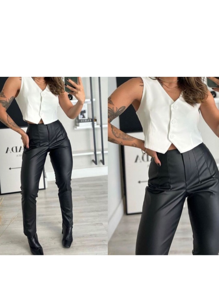 Calça zara napa 