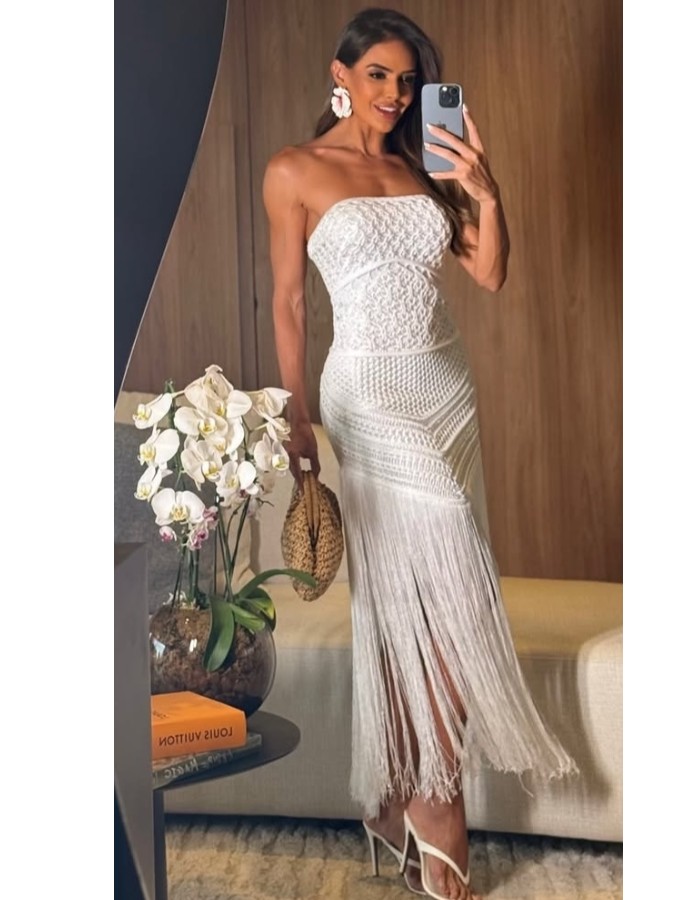 Vestido tomara que caia 