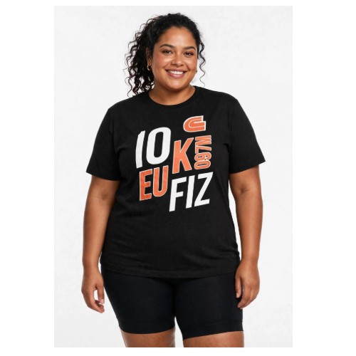 Camiseta oversize de corrida 10 km