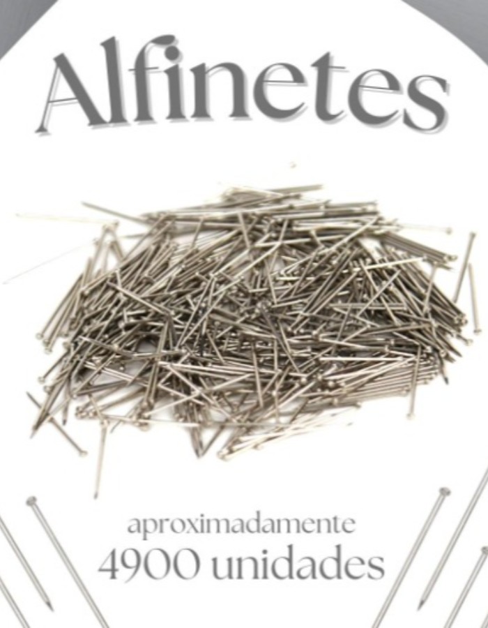 ALFINETE TAM:24MM E 29MM - PACOTE C/ 4900 UNIDADES