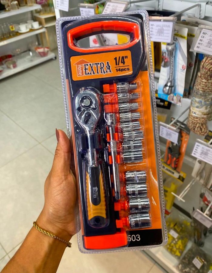 JOGO DE SOQUETE 1/4”