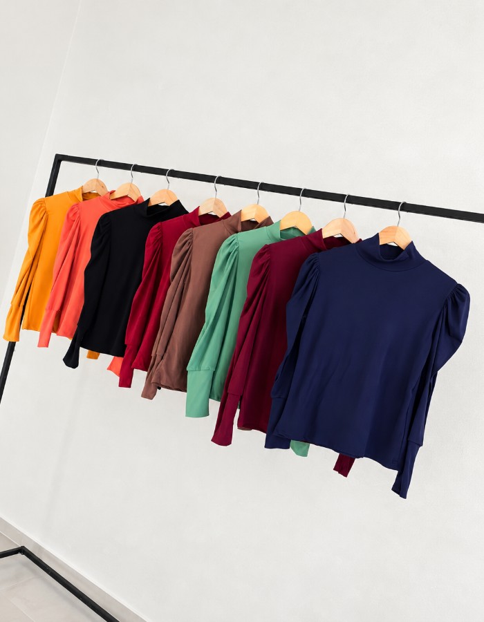 Blusa ML - Manga Princesa e punho