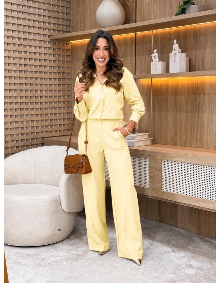 Conjunto social calça 