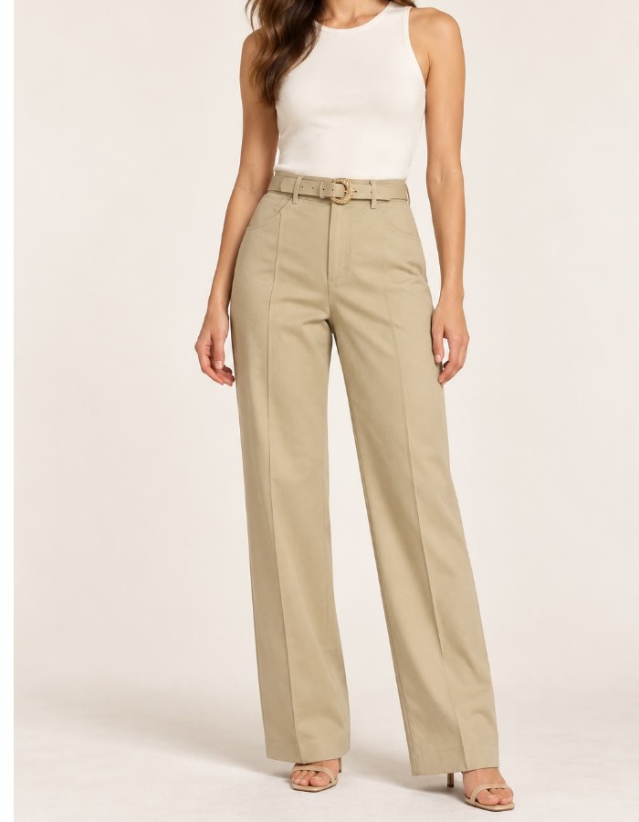 CALÇA TECIDO PREMIUM COM CINTO