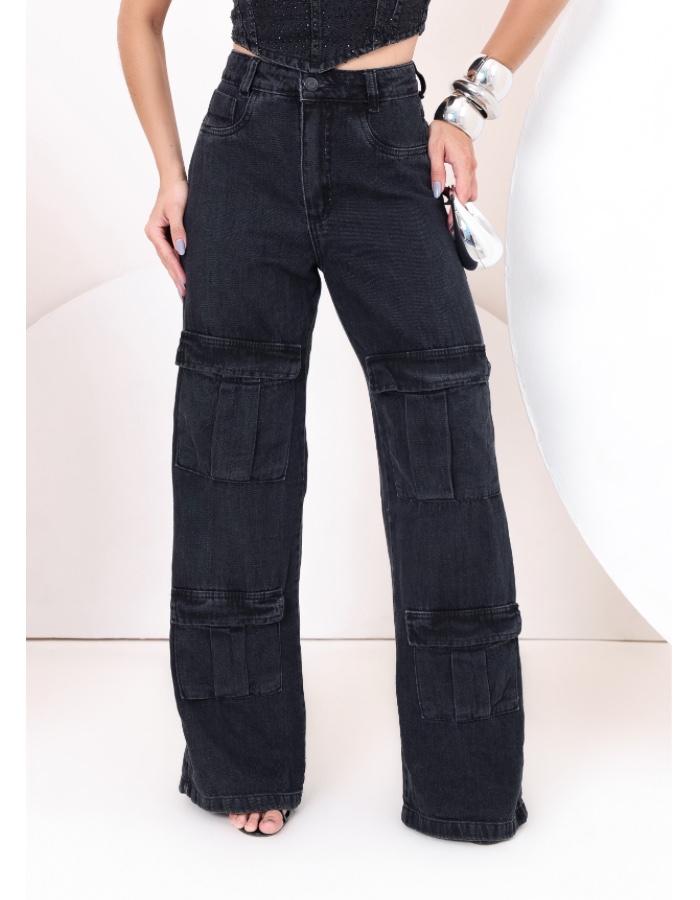 CALÇA CARGO 4 BOLSOS FRONTAL