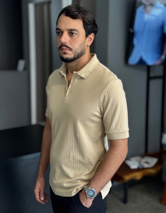 POLO CROMA BEGE