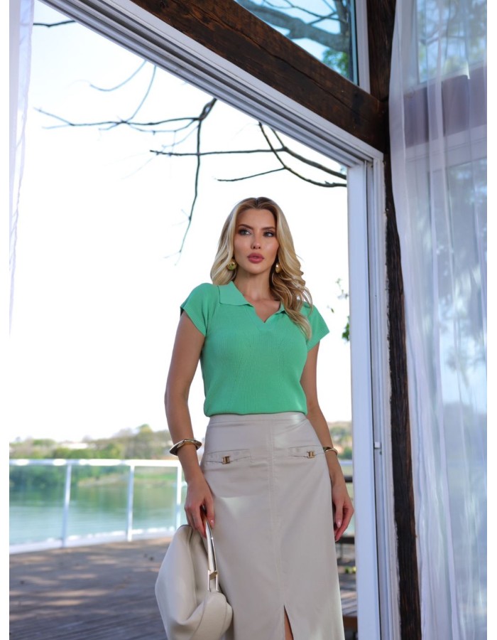 Blusa Modal Golinha Polo