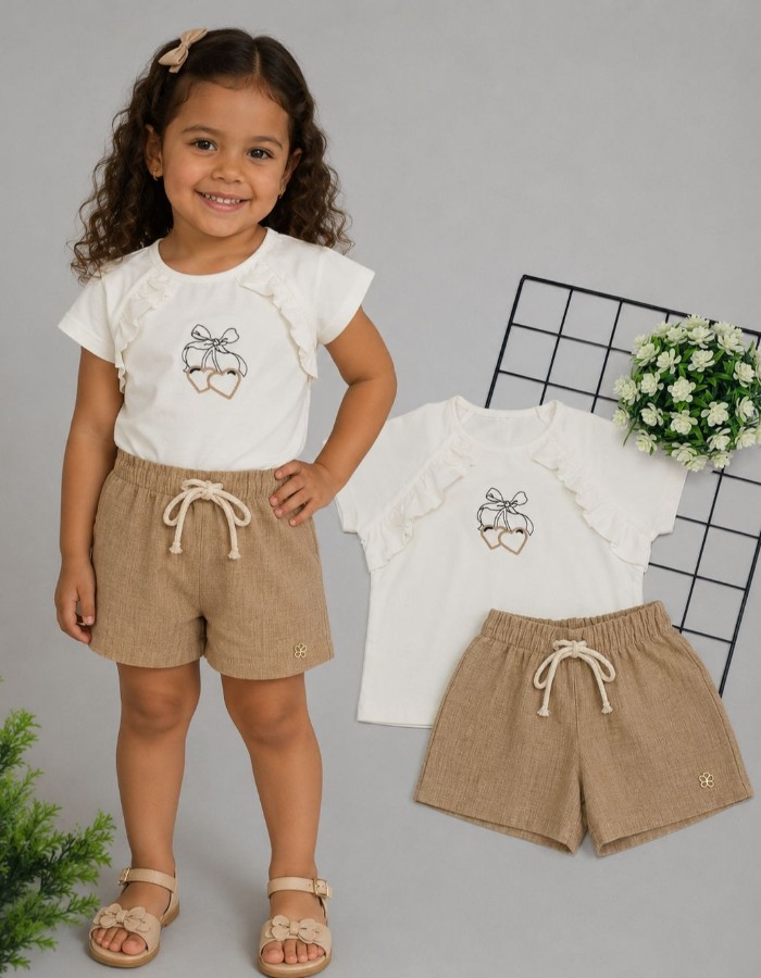 CONJUNTO BORDADO MENINA