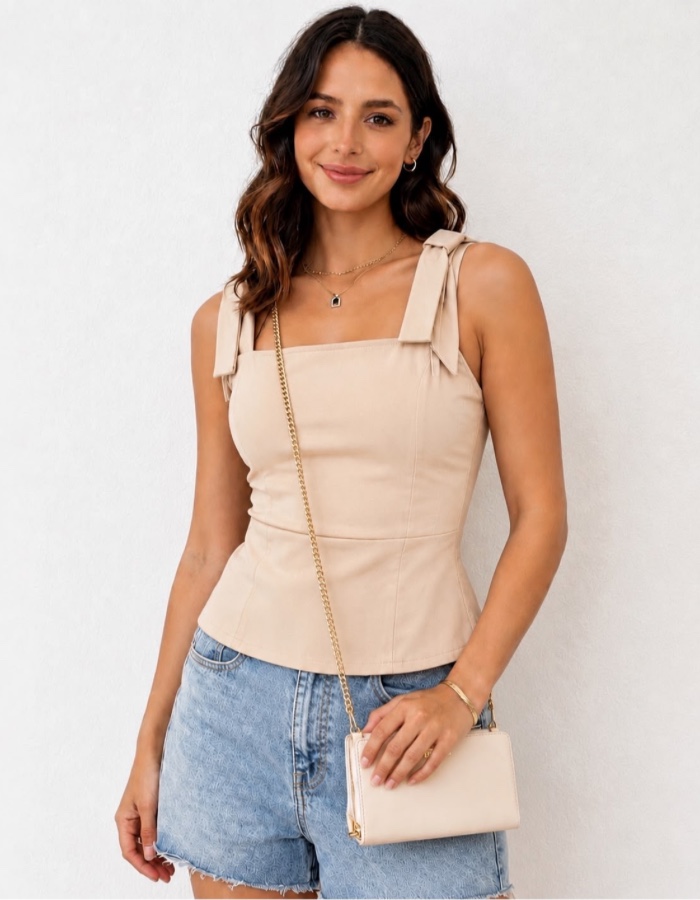 Blusa laço alfaiataria 