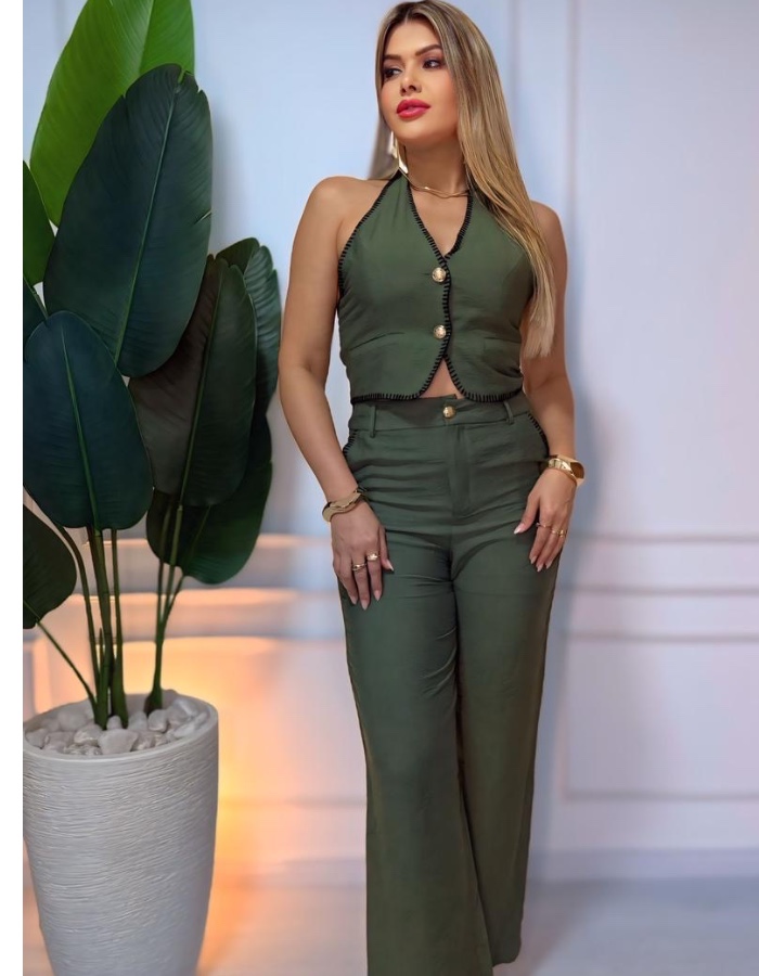 Conjunto Marrant Premium bordado