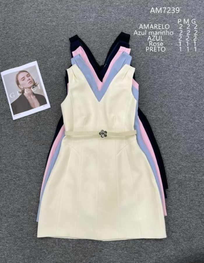 vestido cinto de flor