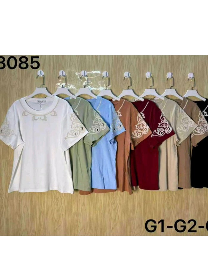 T-SHIRT ALGODÃO C/ELASTANO PLUS SIZE